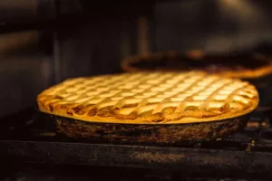 "Limburgse vlaai" BGA met reepjes