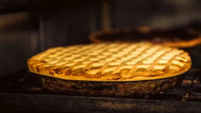 "Limburgse vlaai" BGA met reepjes