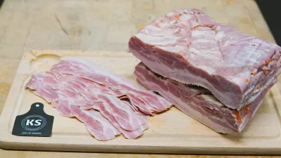 Gekookt spek uit het Waasland