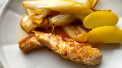 Konijnfilet met Brussels grondwitloof BGA en Belgische elixir