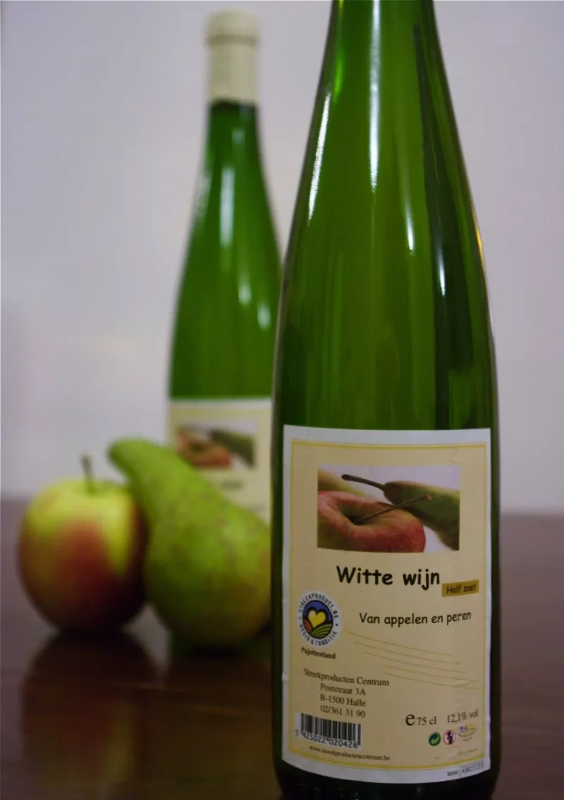 Appel-perenwijn uit het Pajottenland Streekproduct.be