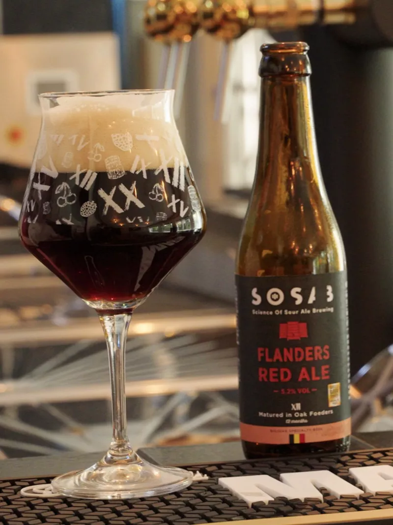 Vlaams roodbruin bier - SOSAB XII Flemish Red ale Streekproduct.be