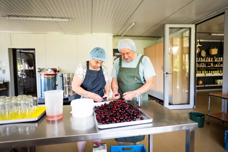Luc en Agnes van Gezond van bij ons Streekproduct.be
