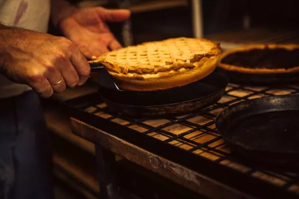 "Limburgse vlaai" BGA met raster. Streekproduct.be