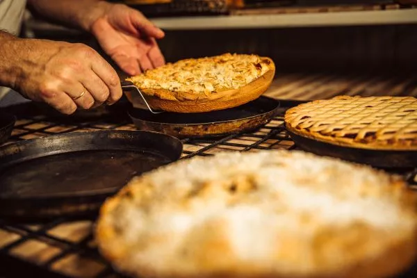 "Limburgse vlaai" BGA met deksel. Streekproduct.be