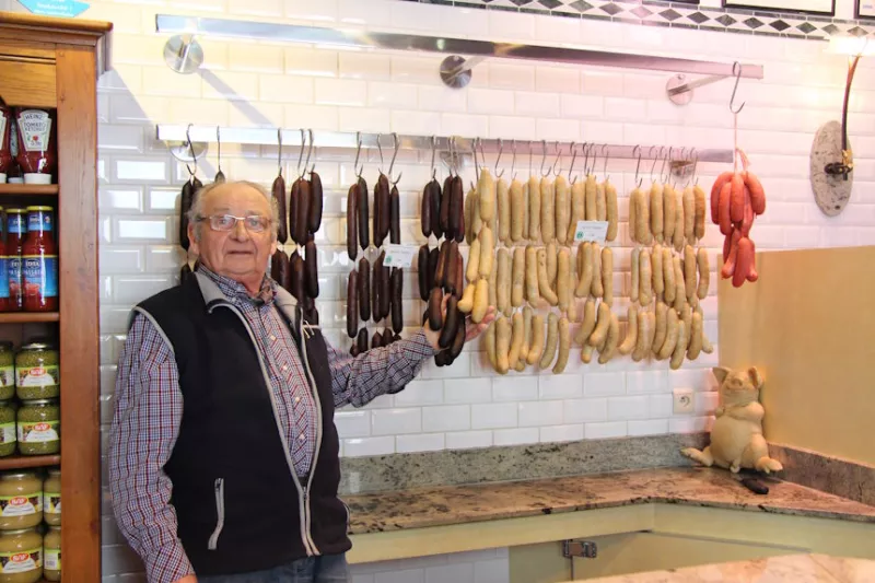 Julien Dirix bij de pensen Streekproduct.be