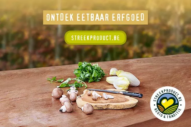 Tafelen met streekproducten - groenten Streekproduct.be