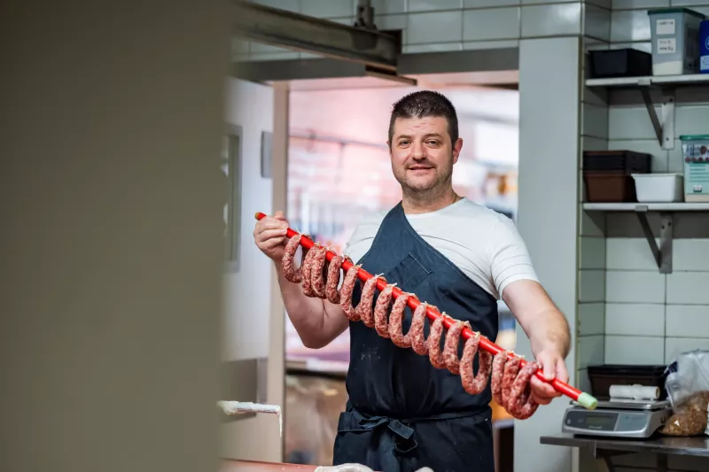 Slagerij Wannes - Antwerpse droge ringworst  Streekproduct.be